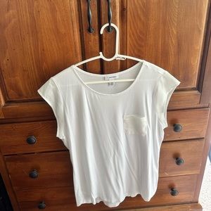 White Calvin Klein Top